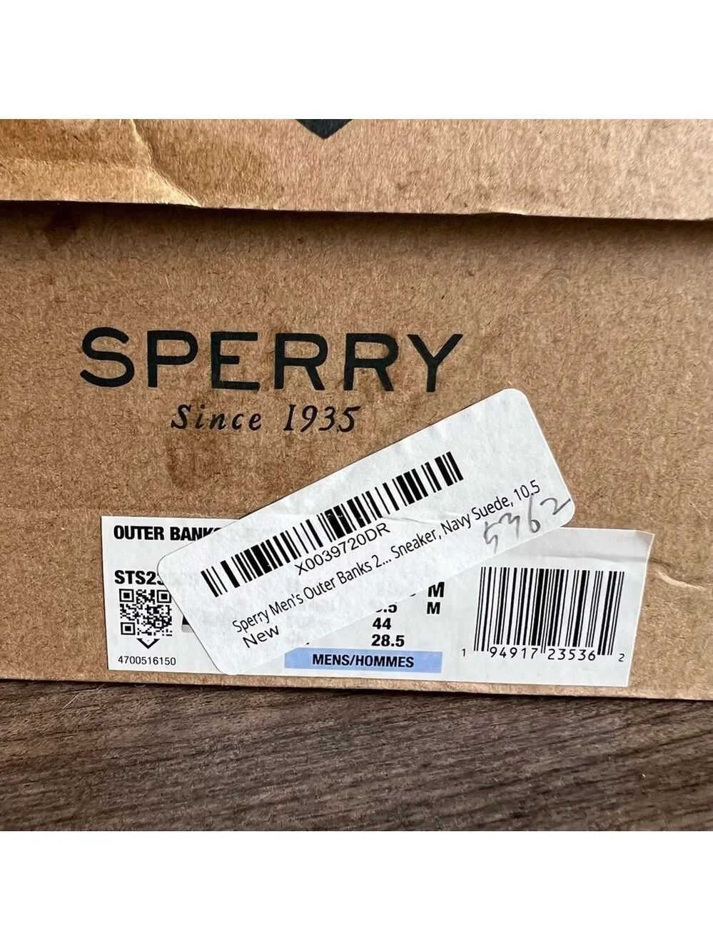 Sperry NEW Men's Outer Banks 2 Navy Suede Slip On Shoe Size 10.5 #B1511